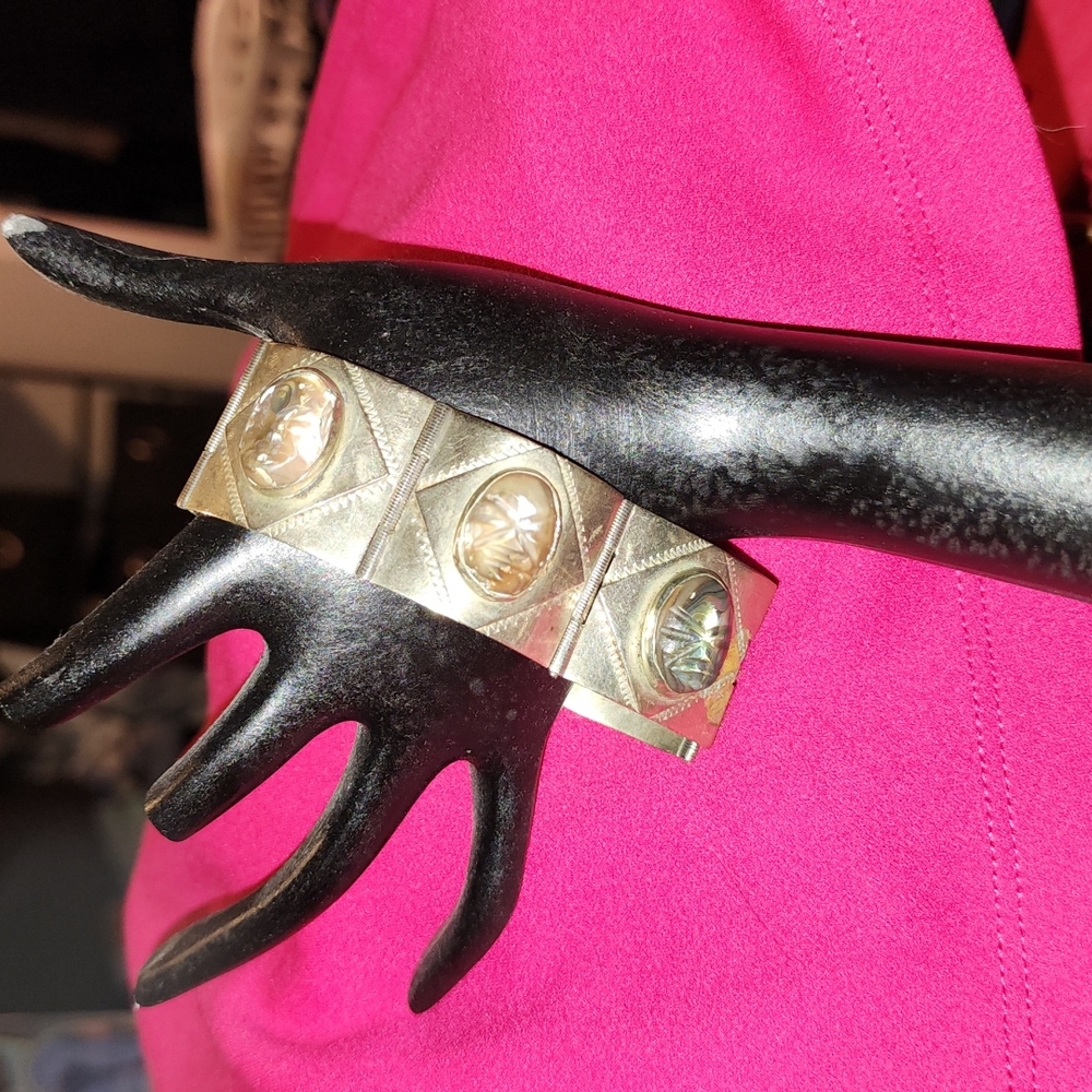 Vintage Taxco Mexican Sterling Silver 925 Bracelet 7"